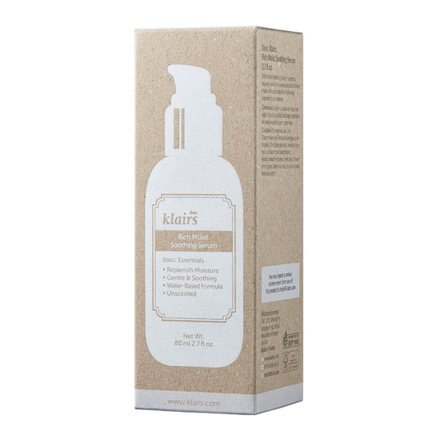 Dear, Klairs Rich Moist Soothing Serum 80ml