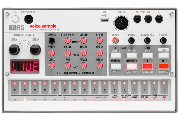 Korg Volca Sample 2 Digital Sample Sequencer