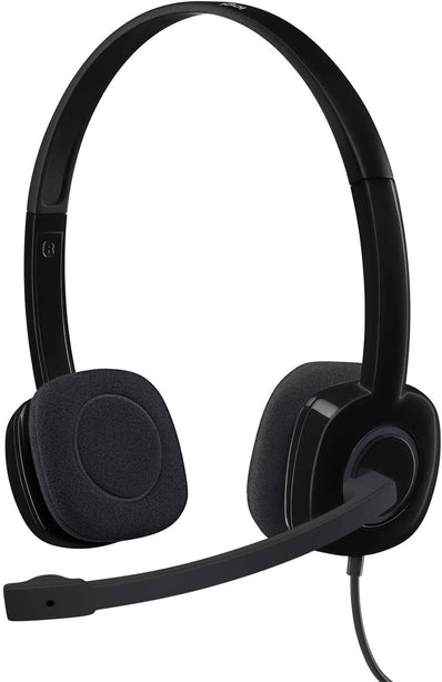 Logitech H151 Stereo Headset Black