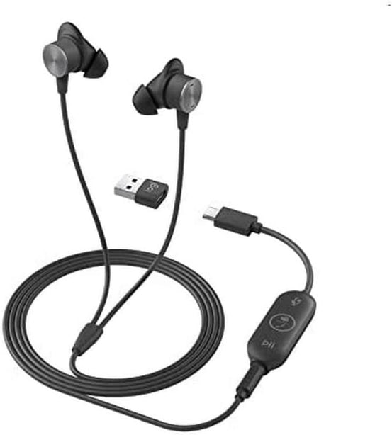 Logitech Zone Wired Earbuds Teams 3.5mm/ Type-C/ USB-A