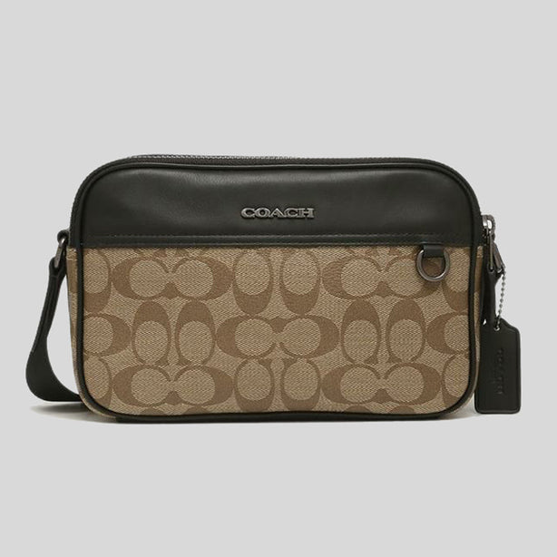 Coach Graham Crossbody In Signature Canvas Khaki RS-C4149