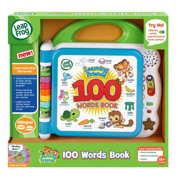 LeapFrog Learning Friends 100 Words Book (English/Spanish)