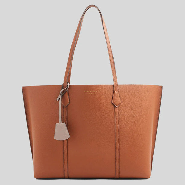 TORY BURCH Perry Triple Compartment Tote Light Umber RS-81932