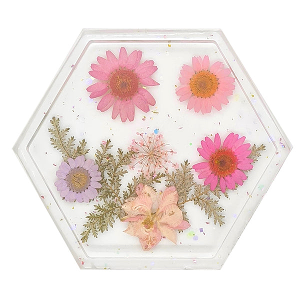 Jojomama Hexagon Bloom Coaster - Set of 2