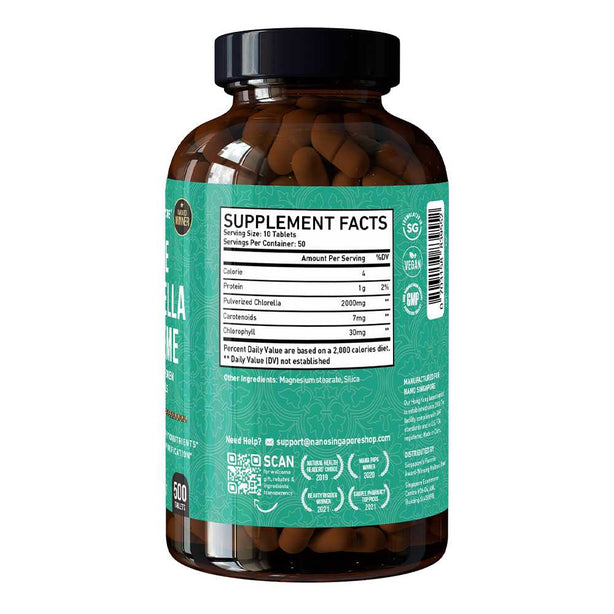 Pure Chlorella Supreme - 500ct