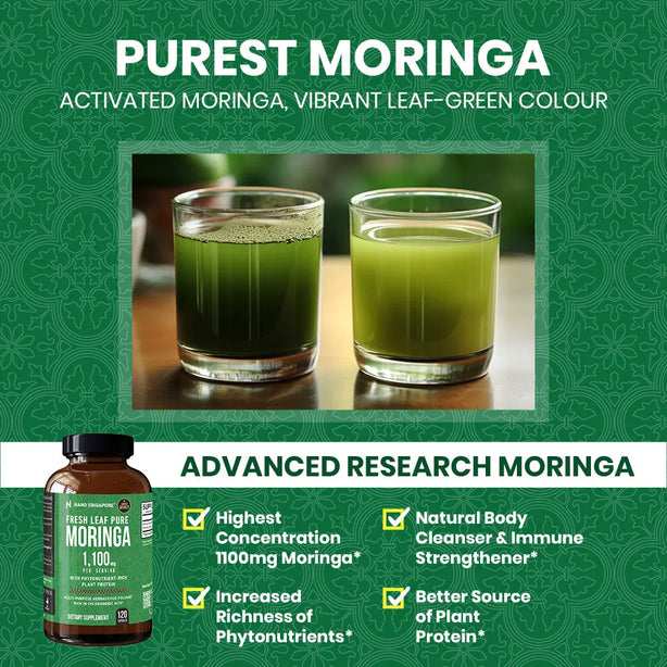 Fresh Leaf Pure Moringa - 120ct