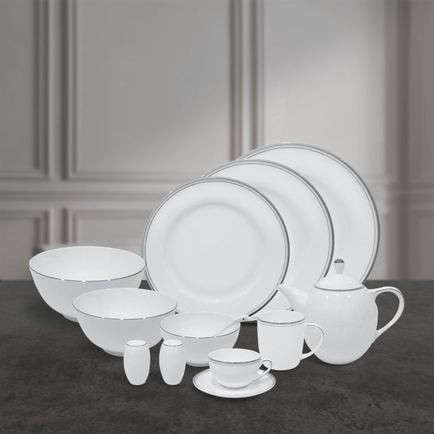 CHARLES MILLEN Signature Fine Bone China Collection, Platinum