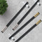 Charles Millen Signature Collection Luxury Black Alloy Chopsticks, Twin Pack, Gold