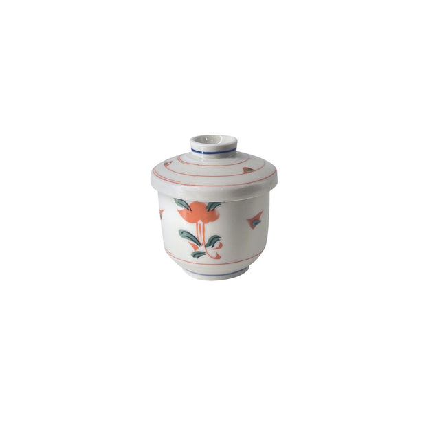 Tsuru Seasonal Japanese Tableware Collection 8cm Chawamushi (230cc) With Lid, Sac026