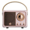 StitchesandTweed Stereo Portable Vintage Speaker, HiFi Grade Sound Speaker - Pink