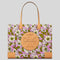 TORY BURCH Ella Floral Printed Tote Bag Aster Pink Flower RS-151611