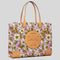 TORY BURCH Ella Floral Printed Tote Bag Aster Pink Flower RS-151611