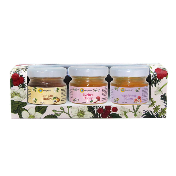 HoneyWorld TH Mini Honey Giftset 30g x 3 (Bundle of 6)