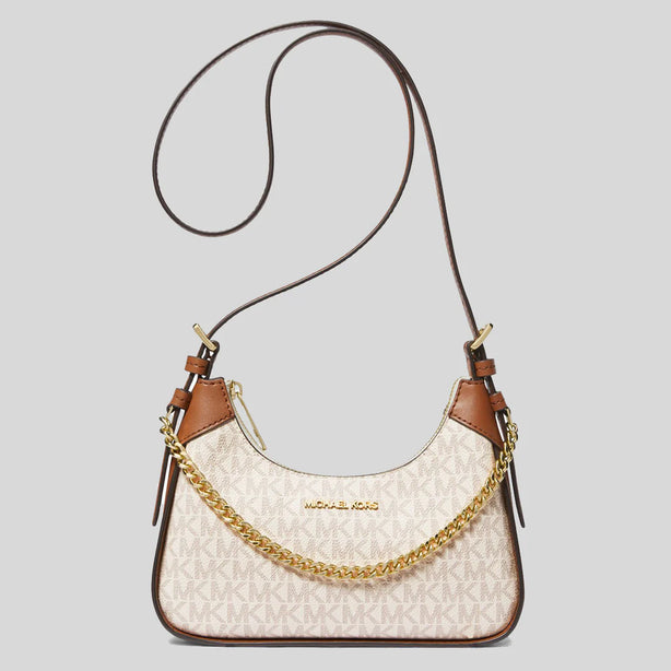 MICHAEL KORS Wilma Small Signature Logo Crossbody Bag Vanilla RS-35H3G3WC5B