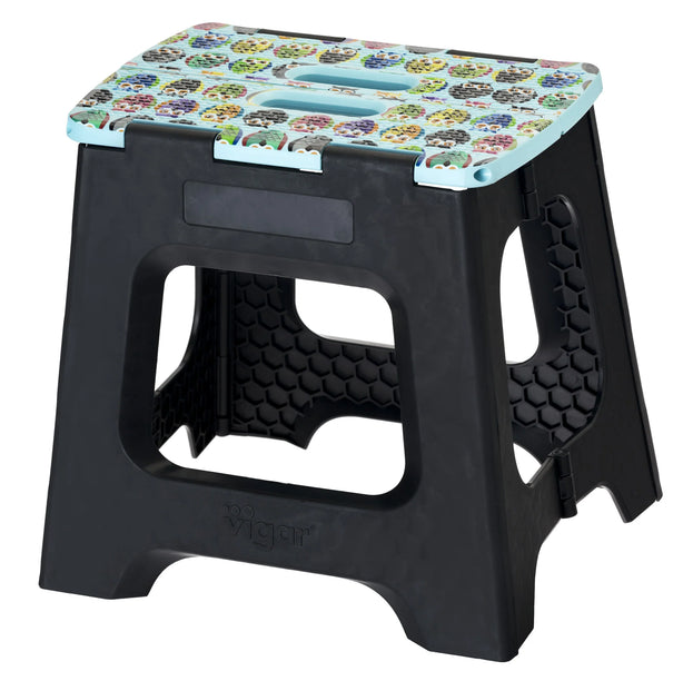 Vigar Compact Foldable 32cm Stool (Multiple Colours)