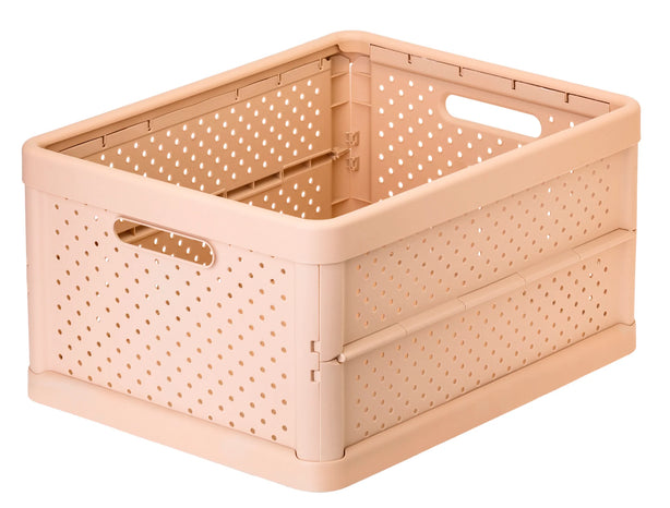 Vigar 32L Compact Foldable Crate (Multiple Colours Available)