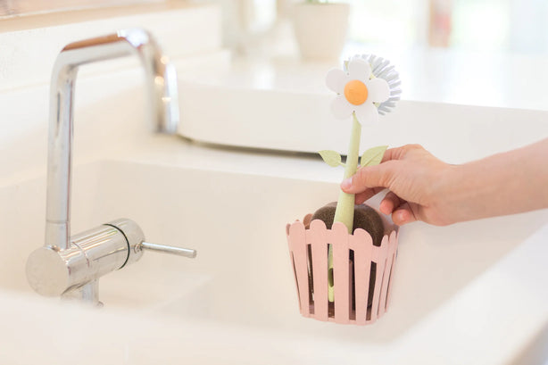 Vigar Florganic 3pc Sink Caddy Set (Pink or Orange Colour)