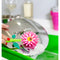 Vigar Flower Power Dish Brush With Vase (Pink or Orange Colour)