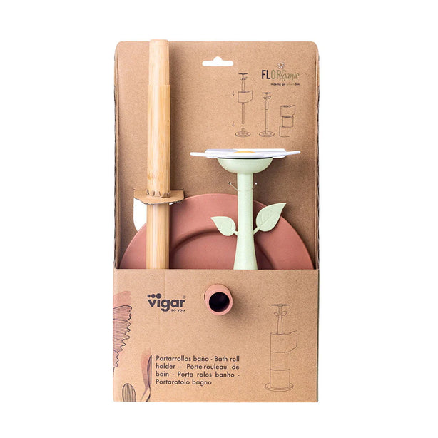 Florganic Triple Toilet Roll Holder