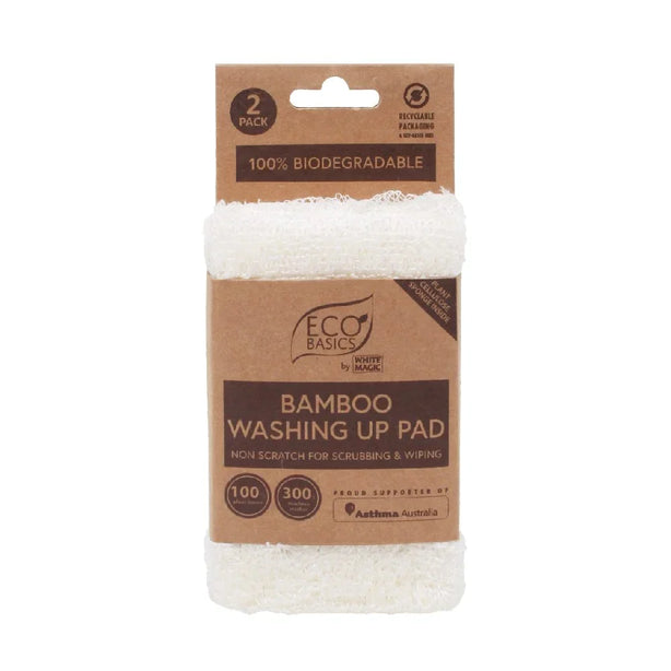 Eco Basics Bamboo Washing Up Pad 2 Pack