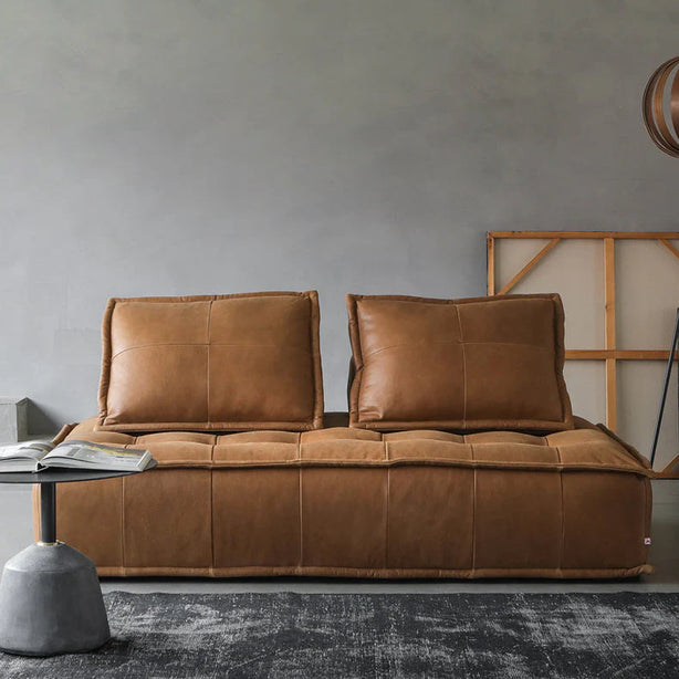 Asiades Leather Modular Sofa