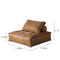 Asiades Leather Modular Sofa