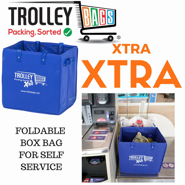 Reusable Grocery Shopping Trolley Bags Xtra