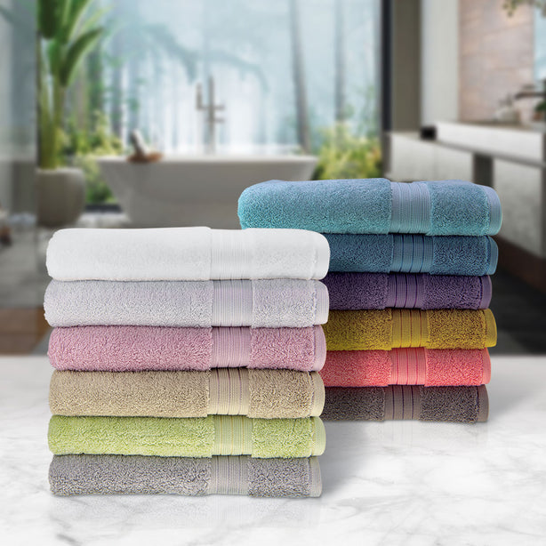 Charles Millen Signature Collection Regis Egyptian Cotton Bath Towel, Set Of 2