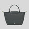 LONGCHAMP Le Pliage Green S Tote Bag Graphite RS-L1621919