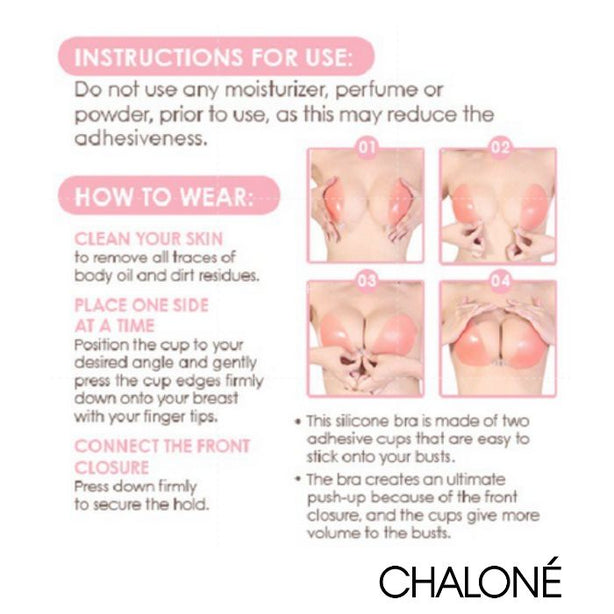 Chalone Adhesive Strapless Backless Bra