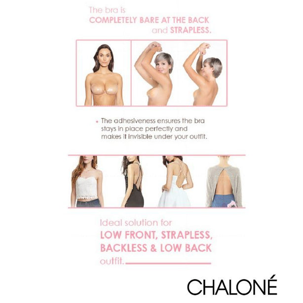 Chalone Adhesive Strapless Backless Bra