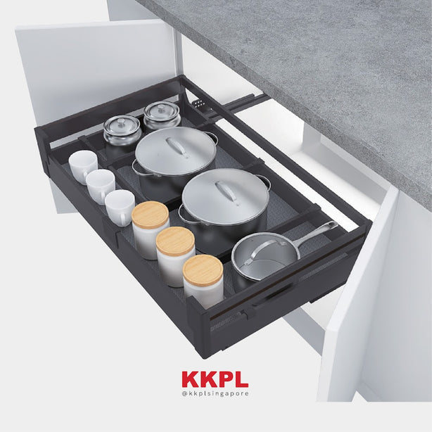 KKPL Chestnut Dish-ware Cutlery Drawer