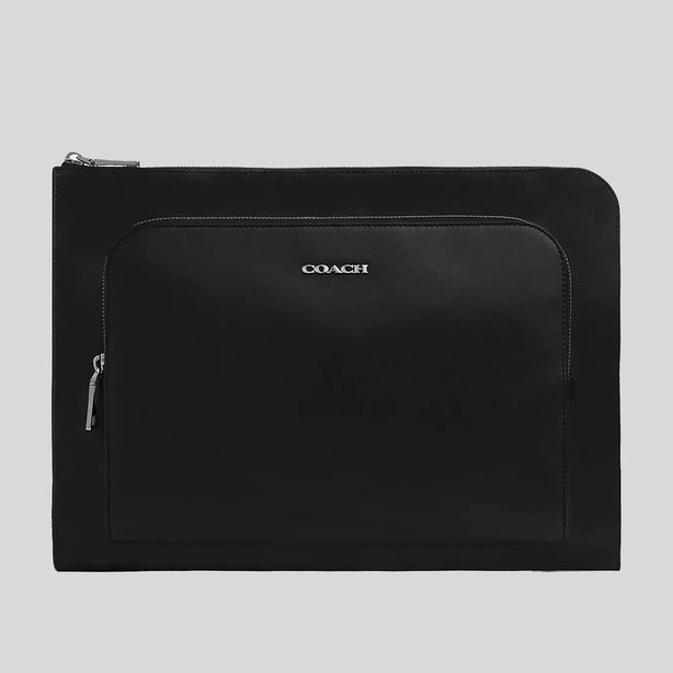 COACH Ethan Portfolio Silver/Black RS-CU114