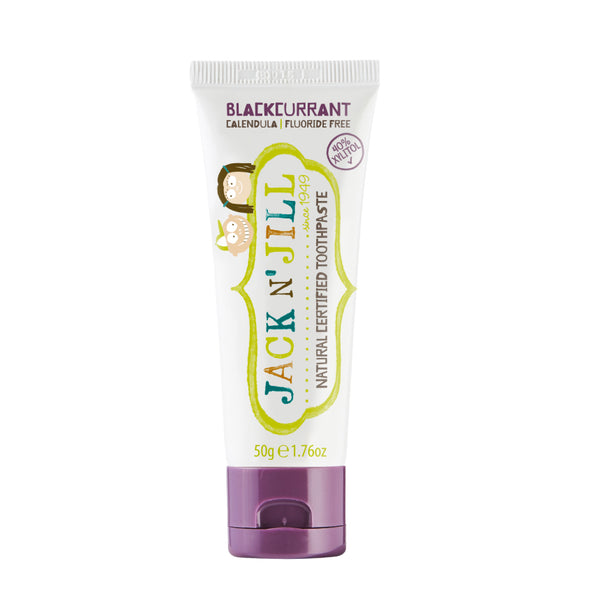 Jack N Jill  Toothpaste Berries & Cream Natural 50g + Toothpaste Blackcurrant Natural 50g