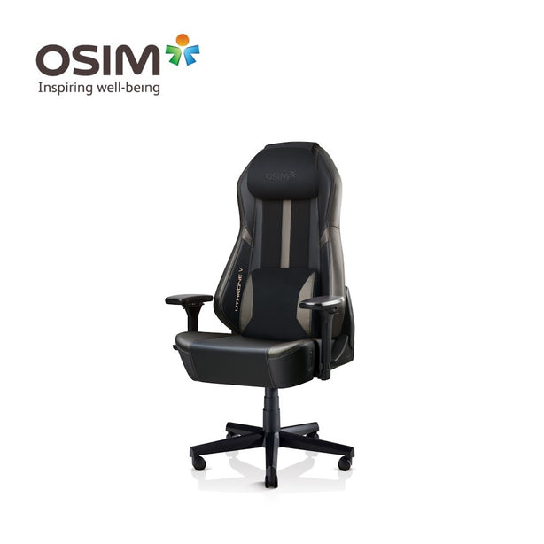 OSIM uThrone V Gaming Massage Chair (Black) - Self Assembly