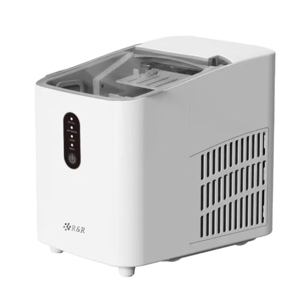 R&R Ice Maker Home Automatic Self Cleaning Portable Electric Ice Machine Fast Icing Silent Operation