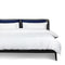 Egyptian Cotton 1000TC Bed Set Nelli  - White