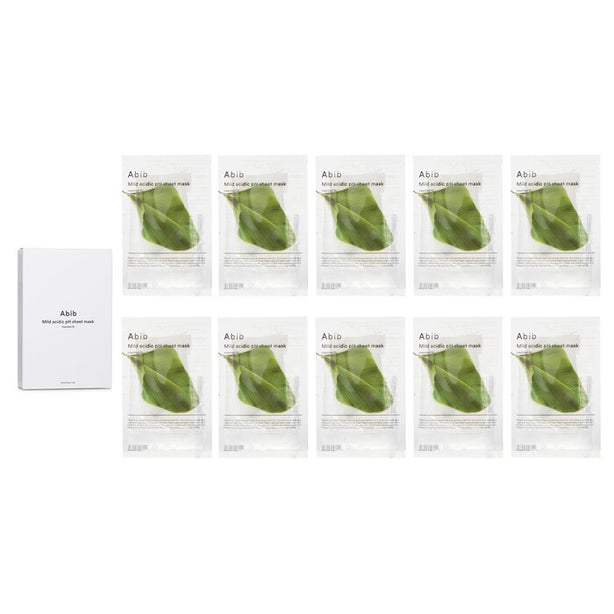 Mild Acidic Ph Sheet Mask Heartleaf Fit - 30mlx10pcs