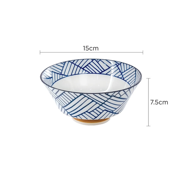 Tsuru Seasonal Japanese Tableware Collection 5.90 Inch Donburi Bowl, Sac173