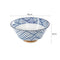 Tsuru Seasonal Japanese Tableware Collection 7.08 Inch Ramen Bowl, Sac174