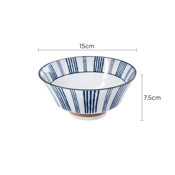 Tsuru Seasonal Japanese Tableware Collection 5.90 Inch Donburi Bowl, Sac167