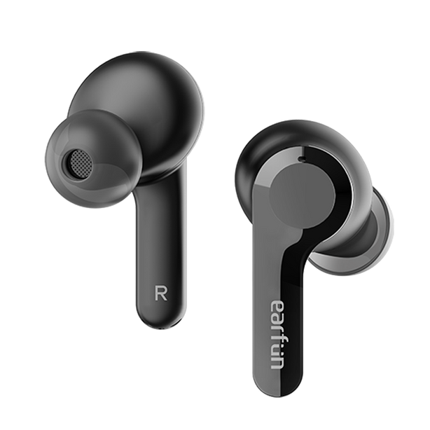 EarFun Air True Wireless Earbuds, Bluetooth Earbuds with 4 Mics,  Sweatshield IPX7 Waterproof with Volume Control, USB-C Fast Charge, in-Ear  Headphones
