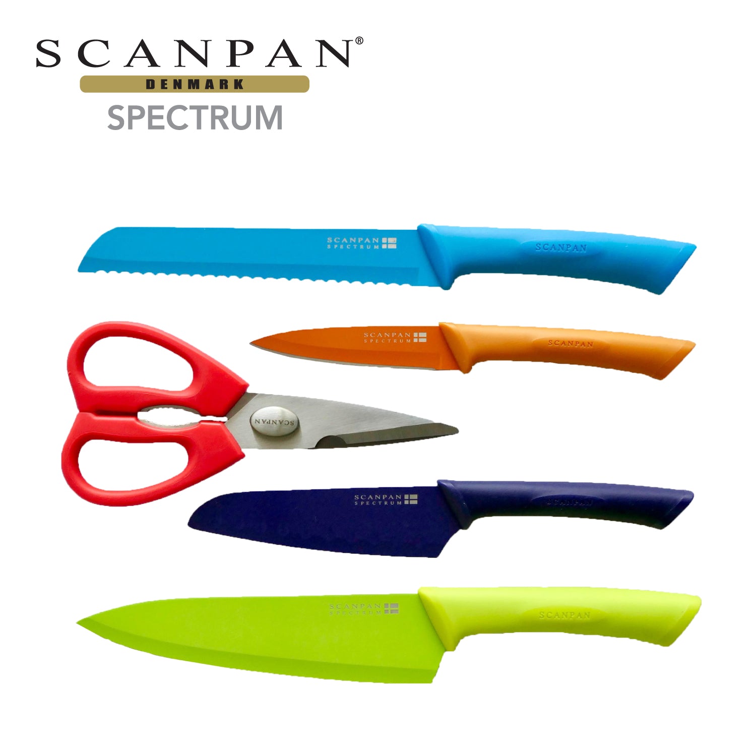 SCANPAN Spectrum Utility Knife 9cm