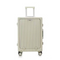 Front flap Aluminum Frame Luggage with USB Charging Port