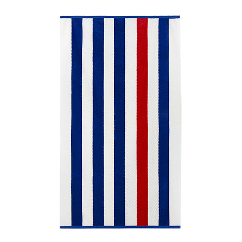 Luxury Textured Cabana Stripe Beach Towel