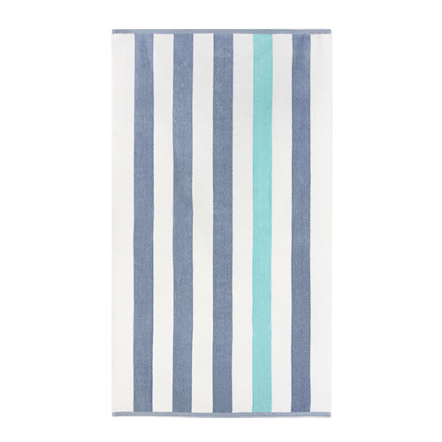 Luxury Textured Cabana Stripe Beach Towel