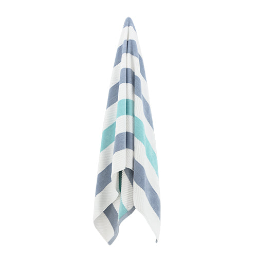 Luxury Textured Cabana Stripe Beach Towel