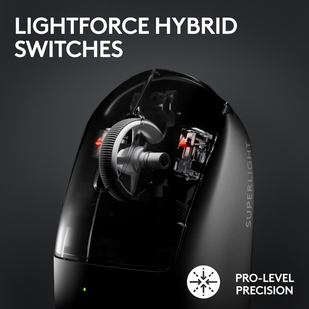 Logitech G Pro X Superlight 2 Gaming Mouse Black