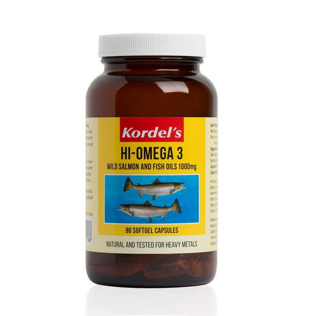 Kordel’s Hi- Omega 3 Wild Salmon and Fish Oils 1000 mg C90