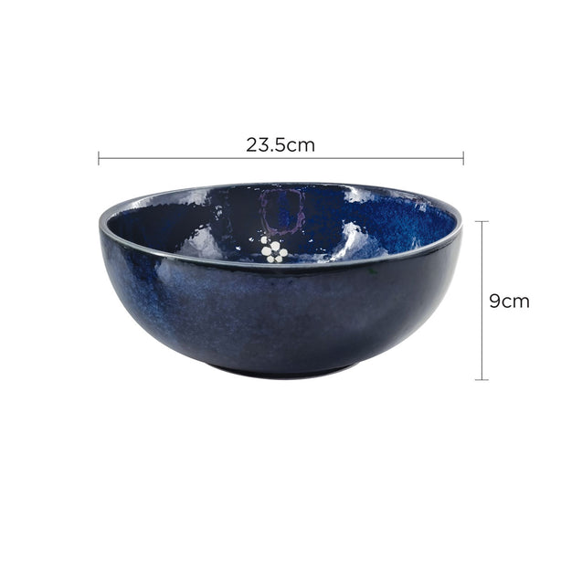 Tsuru Seasonal Japanese Tableware Collection 23.5cm Soup Bowl, Sac079